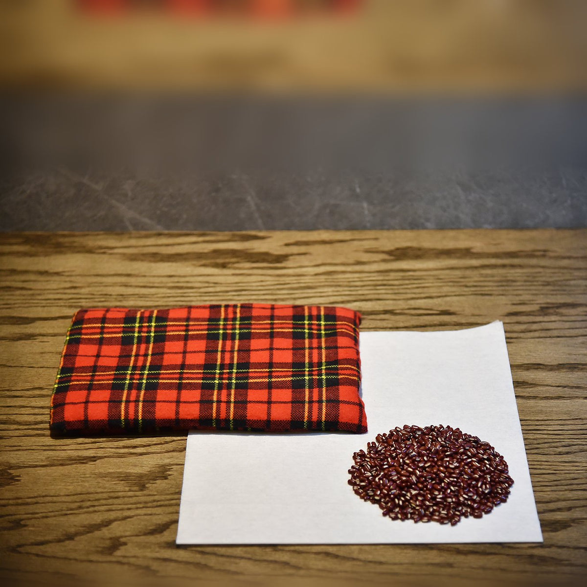 Red bean warming pack with red beans